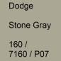 Preview: Dodge, Stone Gray, 160 / 7160 / P07.
